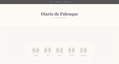 Desktop Screenshot of diariodepalenque.com